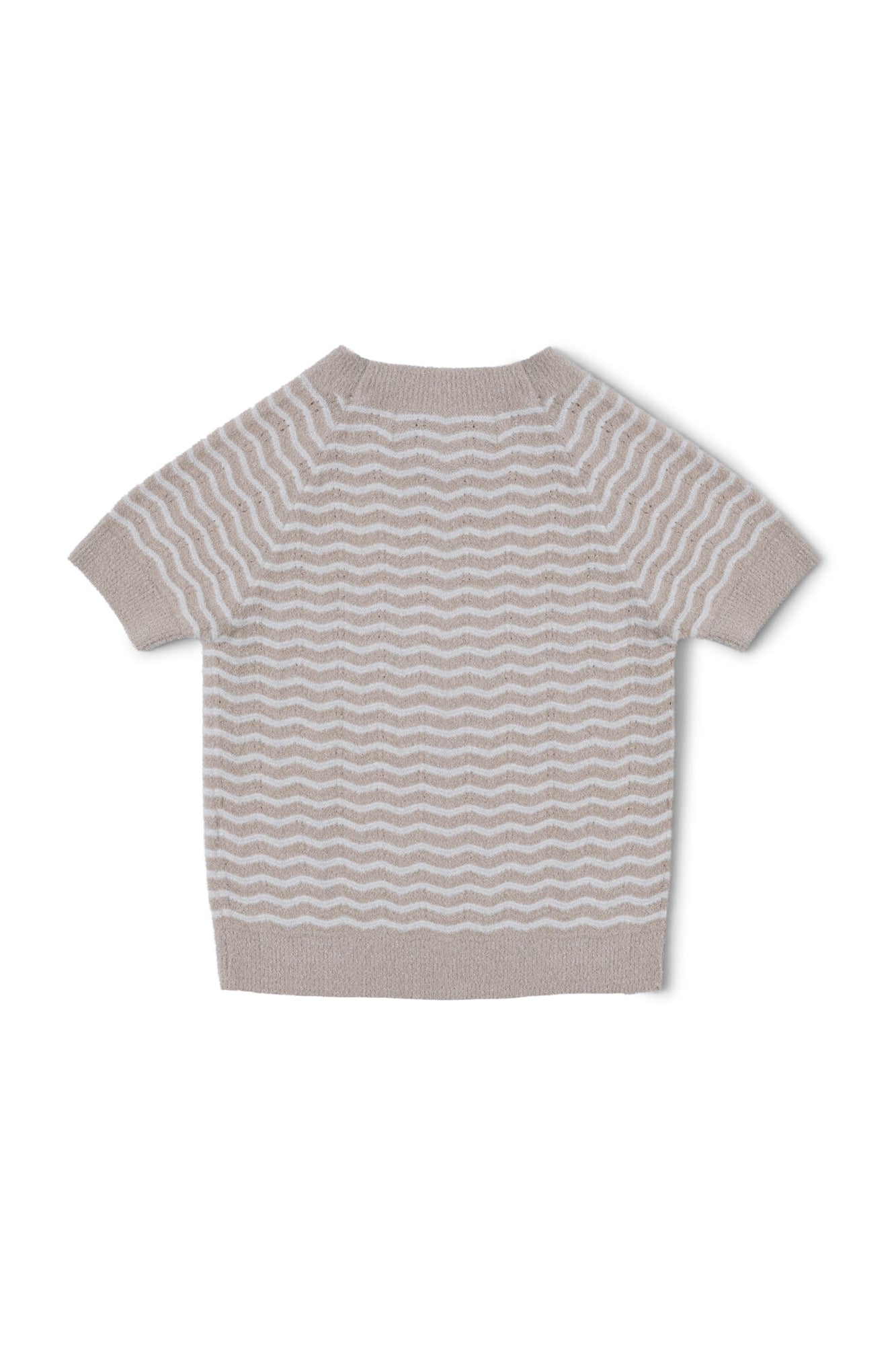 Toddlers | Cozychic Ultra Lite Wavy Raglan Tee | Stone/Pearl