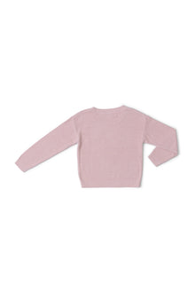 Toddlers | Cozychic Ultra Lite Stitched Heart Pullover | Pink Peonie/Pearl
