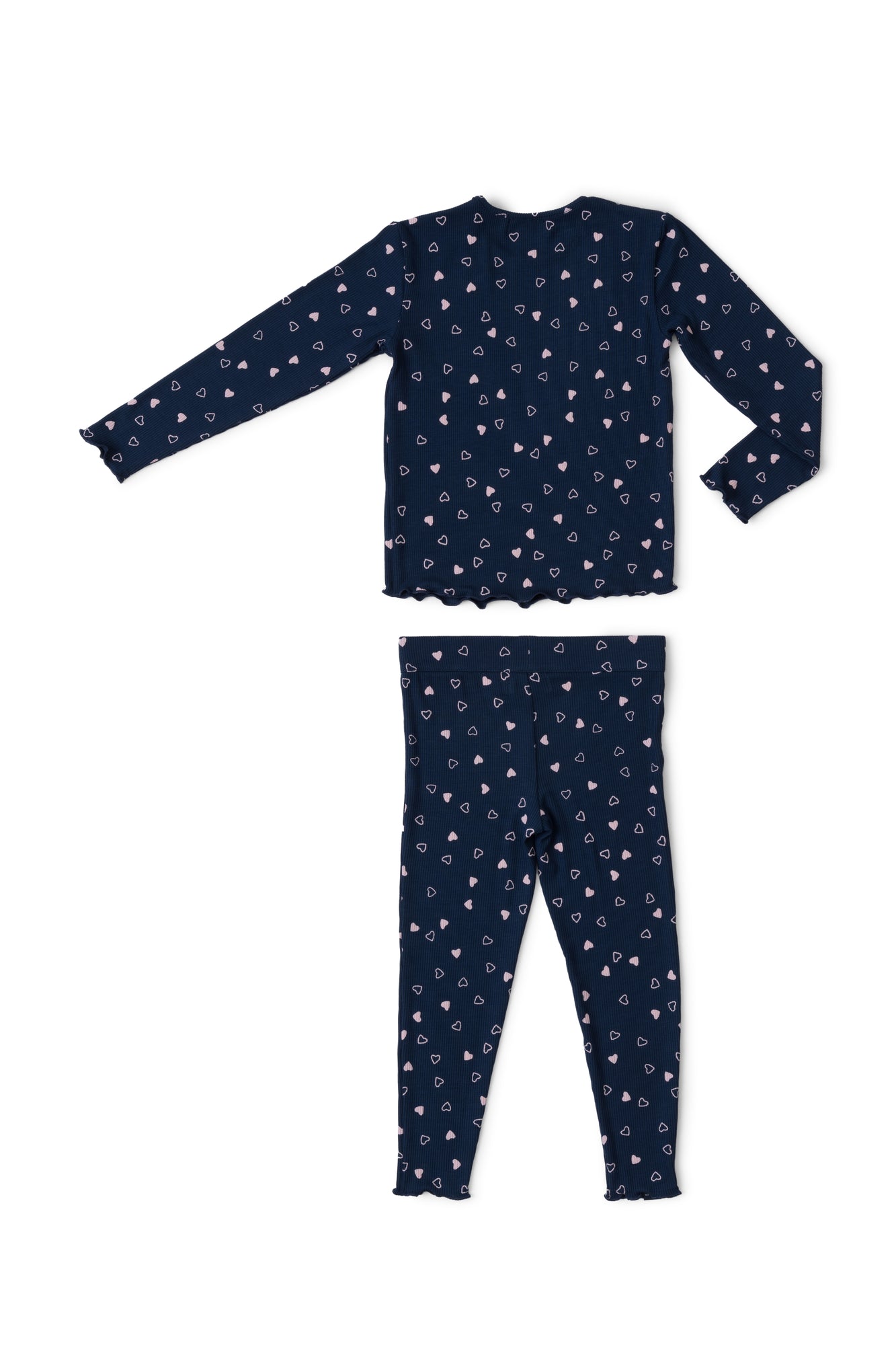 Toddler | Ultra Soft Rib Set | Marine/Pink Peonie