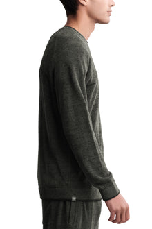 Mens | CozyChic Ultra Lite V-Neck | Dark Moss