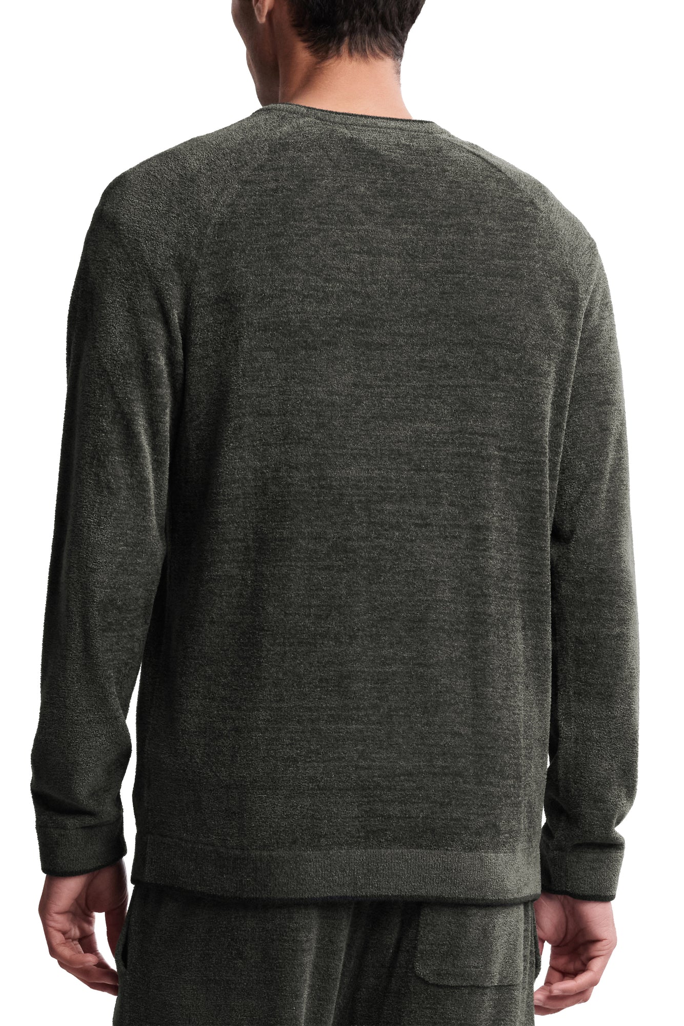 Mens | CozyChic Ultra Lite V-Neck | Dark Moss
