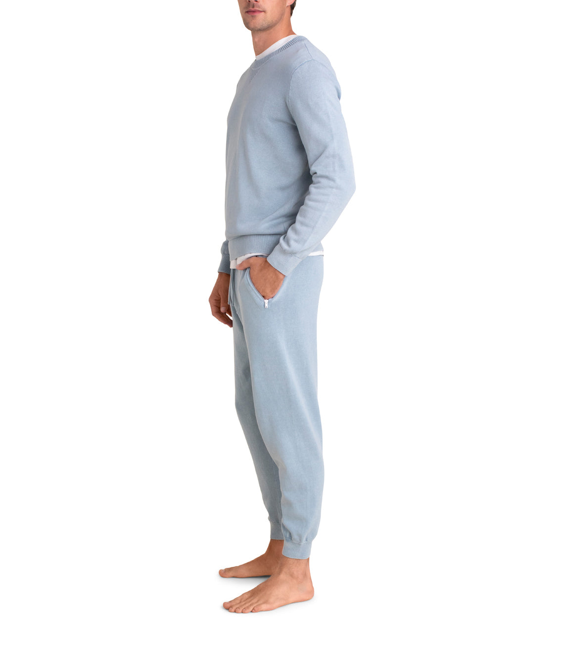 Mens | SunBleached Pullover | Washed Denim