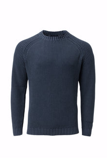 Mens | SunBleached Ribbed Pullover | Indigo