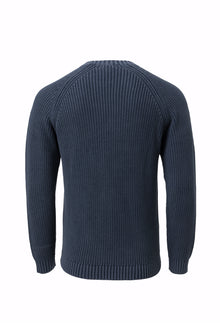 Mens | SunBleached Ribbed Pullover | Indigo