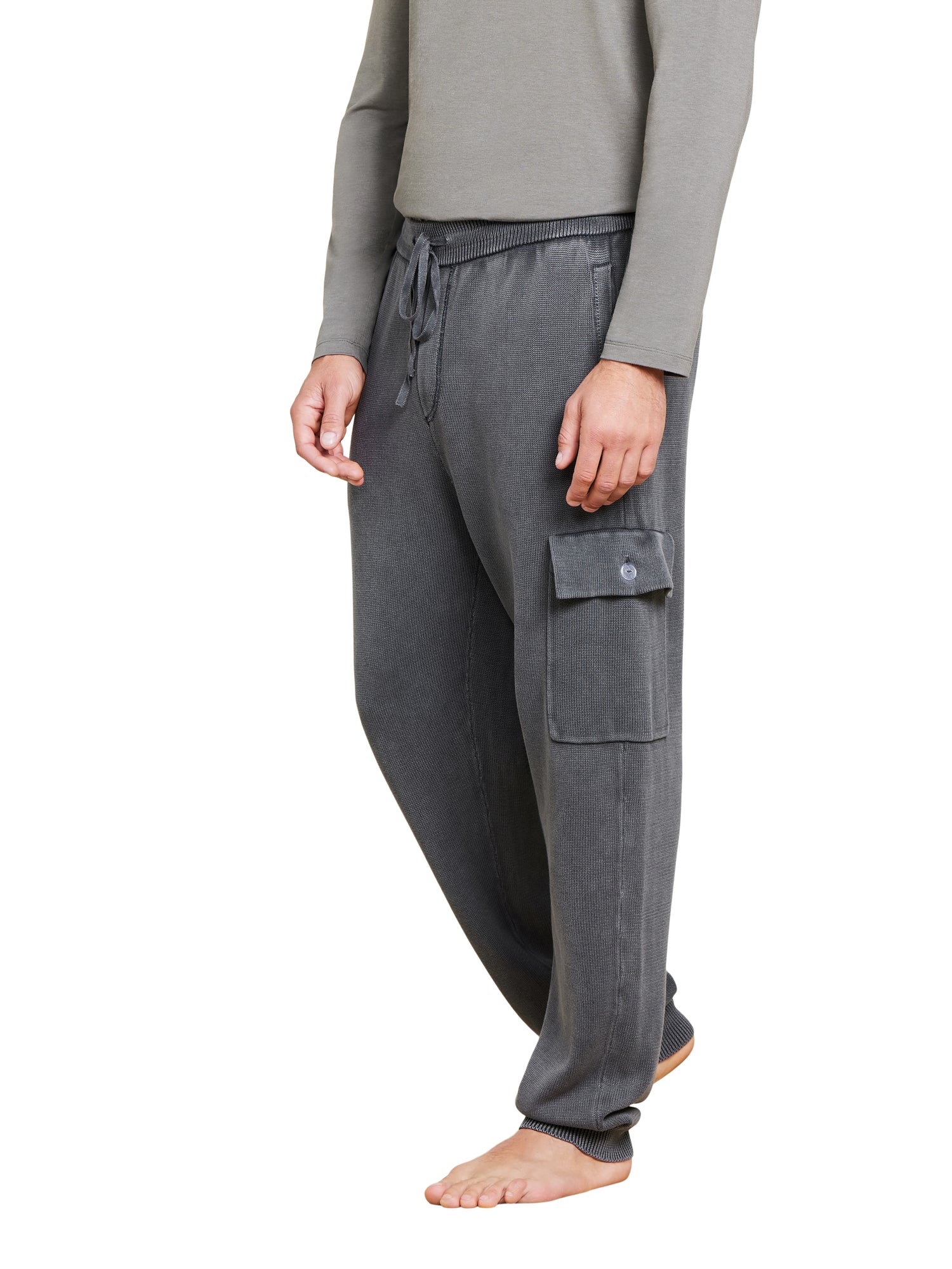 Mens | SunBleached Cargo Jogger | Faded Black