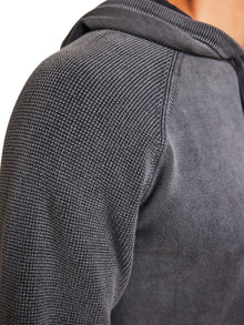 Mens | Sunbleach Zip Up Hoodie | Faded Black