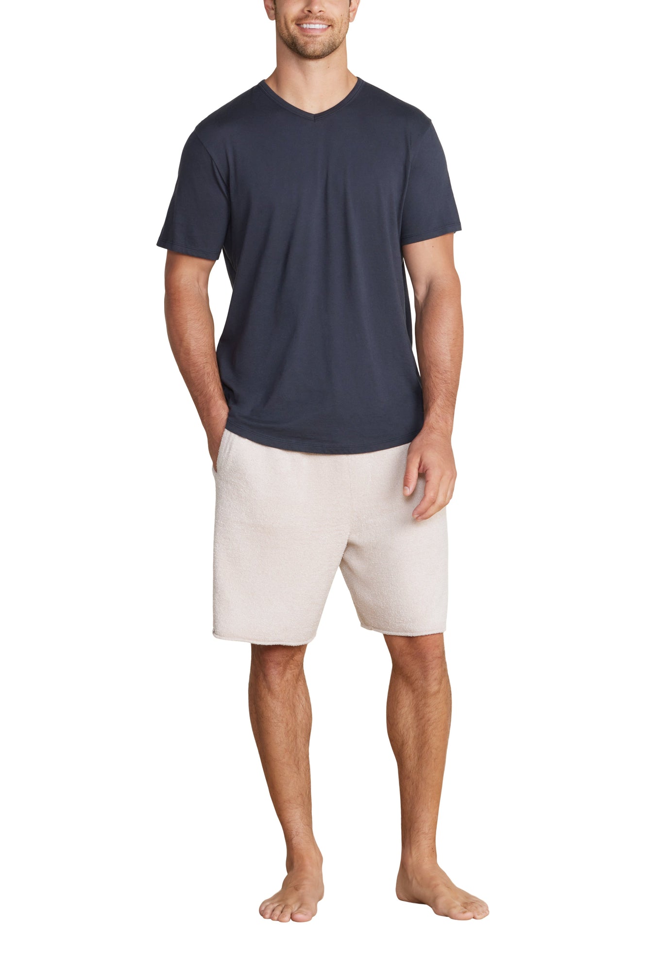 Mens | Malibu Collection Washed Jersey Short Sleeve | Indigo