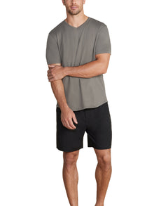 Mens | Malibu Collection Washed Jersey Short Sleeve | Steel