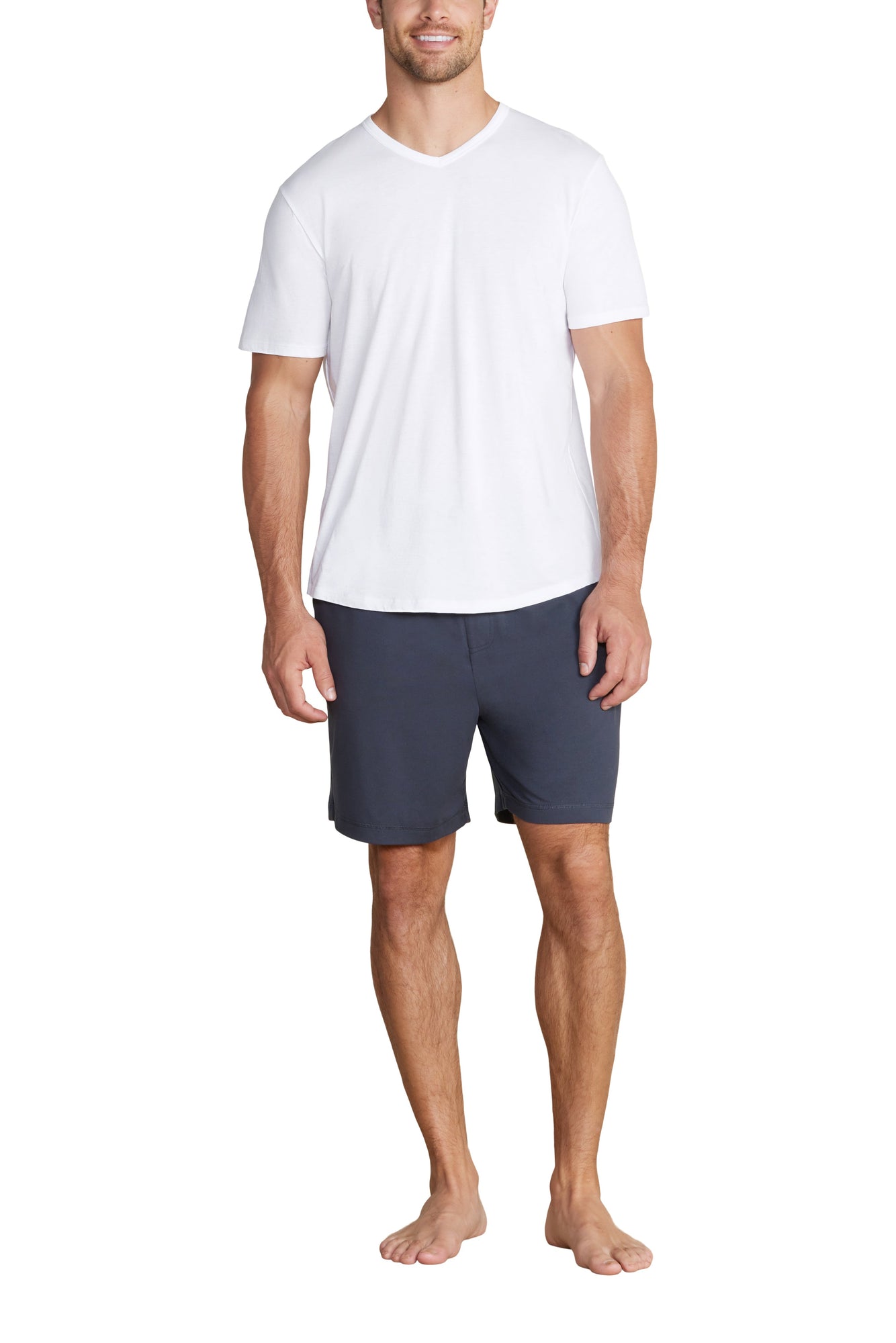 Mens | Malibu Collection Washed Jersey Short Sleeve | White