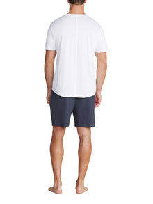 Mens | Malibu Collection Washed Jersey Short Sleeve | White