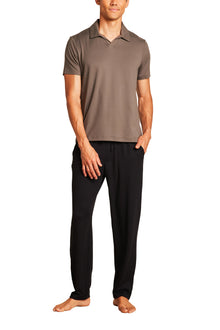 Mens | Malibu Collection ButterChic Lite Polo | Olive Branch