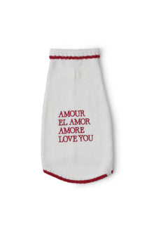 CozyChic Amour Sweater | Pearl/Scarlet