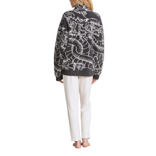 Cozychic Dragon Unisex Kanga Hoodie | Carbon/Cream