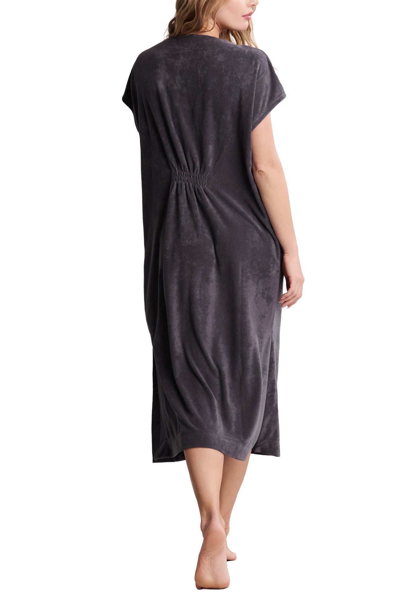 Womens | CozyTerry Caftan | Carbon