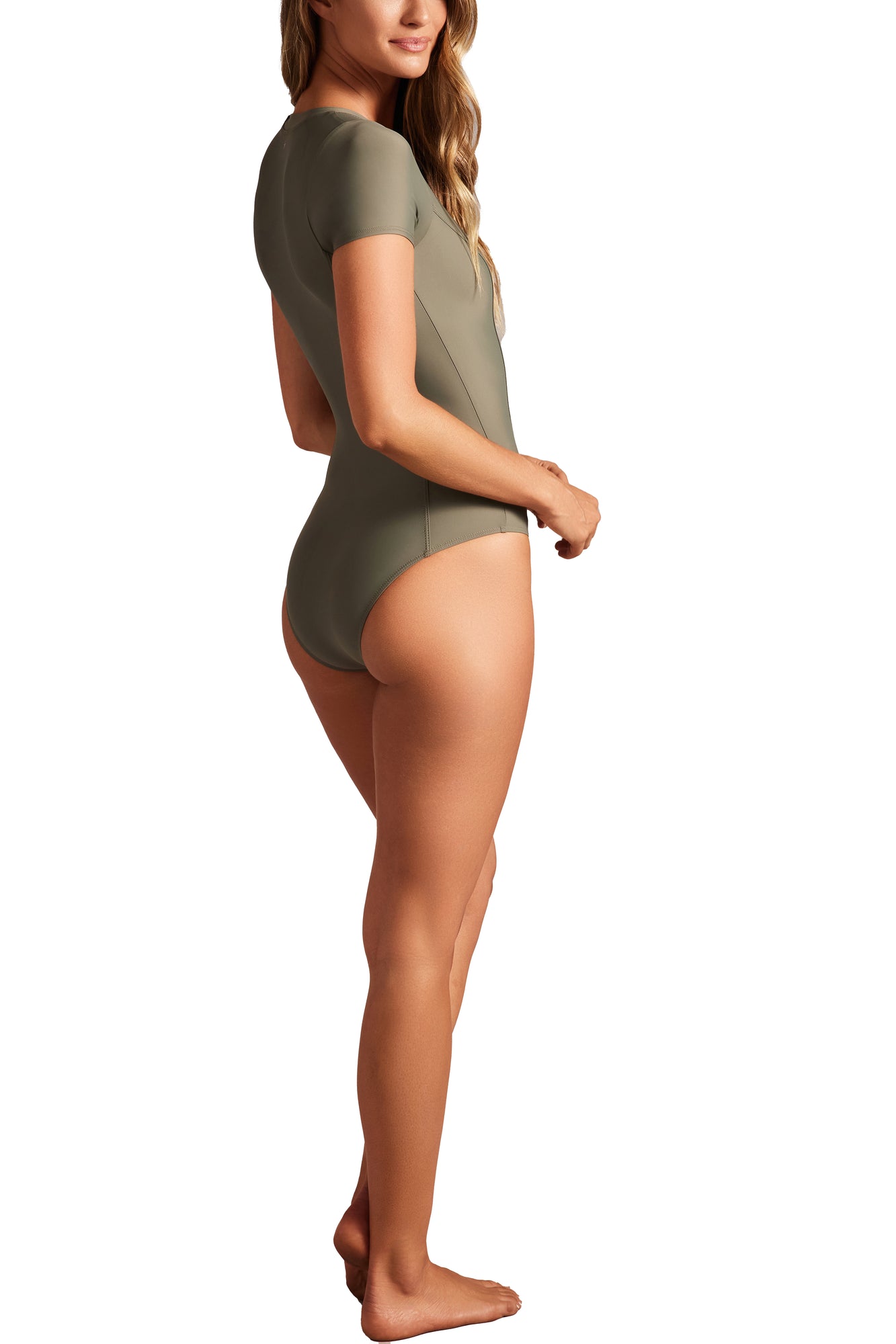 Womens | Malibu Surf Suit | Olive Leaf
