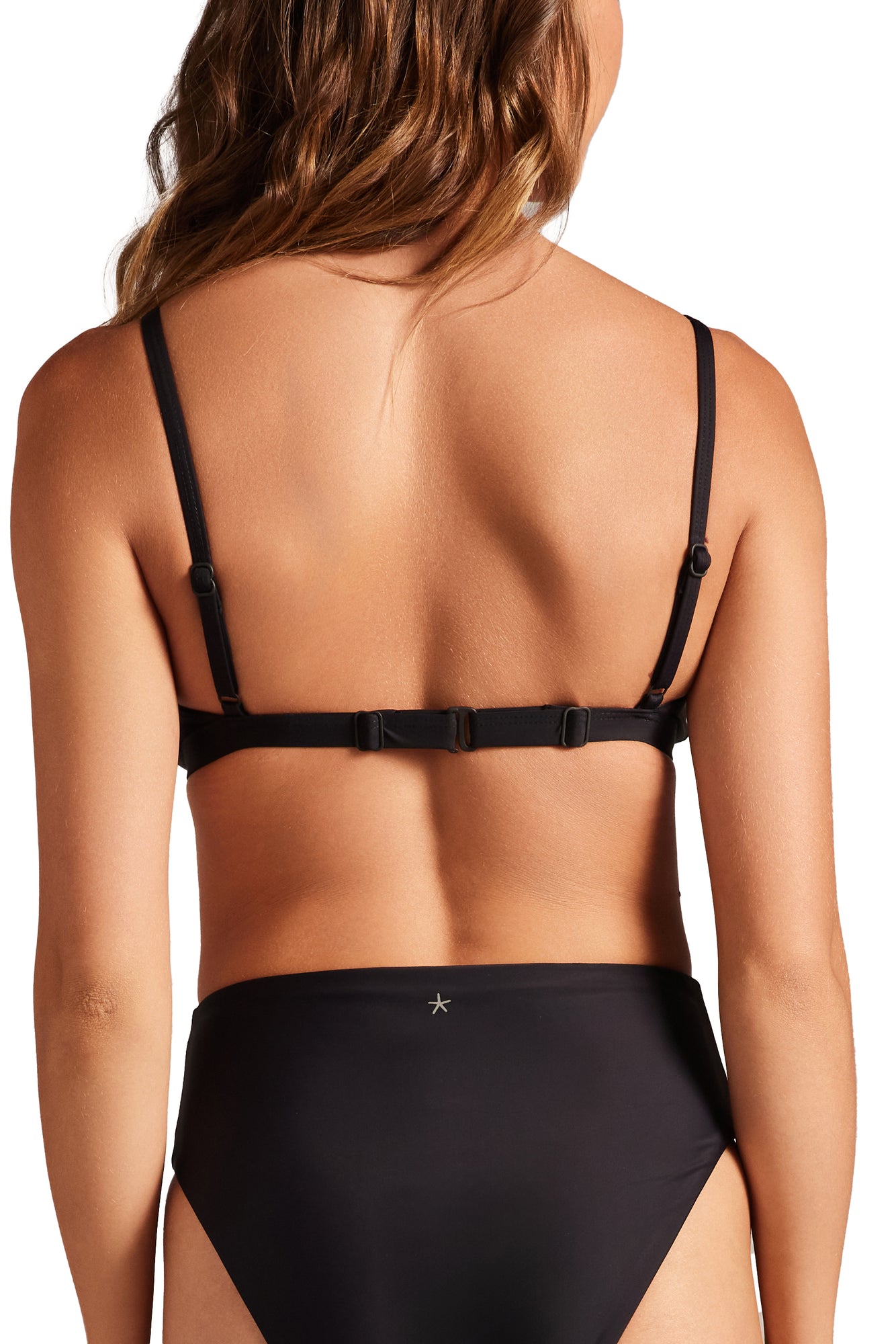 Womens | Triangle Top | Black Sea