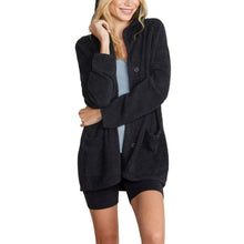 Cozychic Lite Curved Hem Hooded Jacket | Black