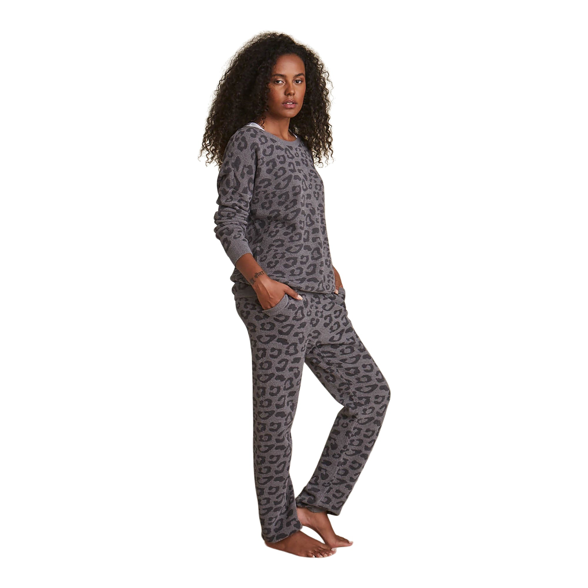 Cozychic Ultra Lite Slouchy Barefoot In the Wild Pullover | Graphite/Carbon