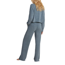 Cozychic Ultra Lite Rib Rolled Edge Pant | Blue Cove