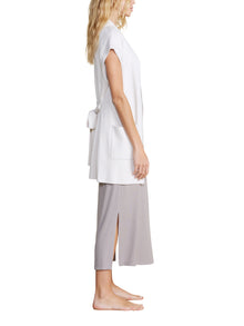 Womens | CozyChic Ultra Lite Waist Tie Vest | Sand Dune