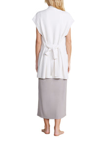 Womens | CozyChic Ultra Lite Waist Tie Vest | Sand Dune