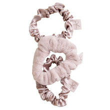 Luxechic And Silk Scrunchie Set | Faded Rose