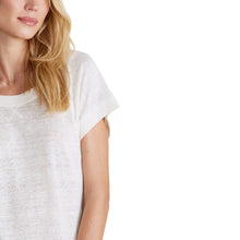 Malibu Collection Linen Raglan Tee | Cream