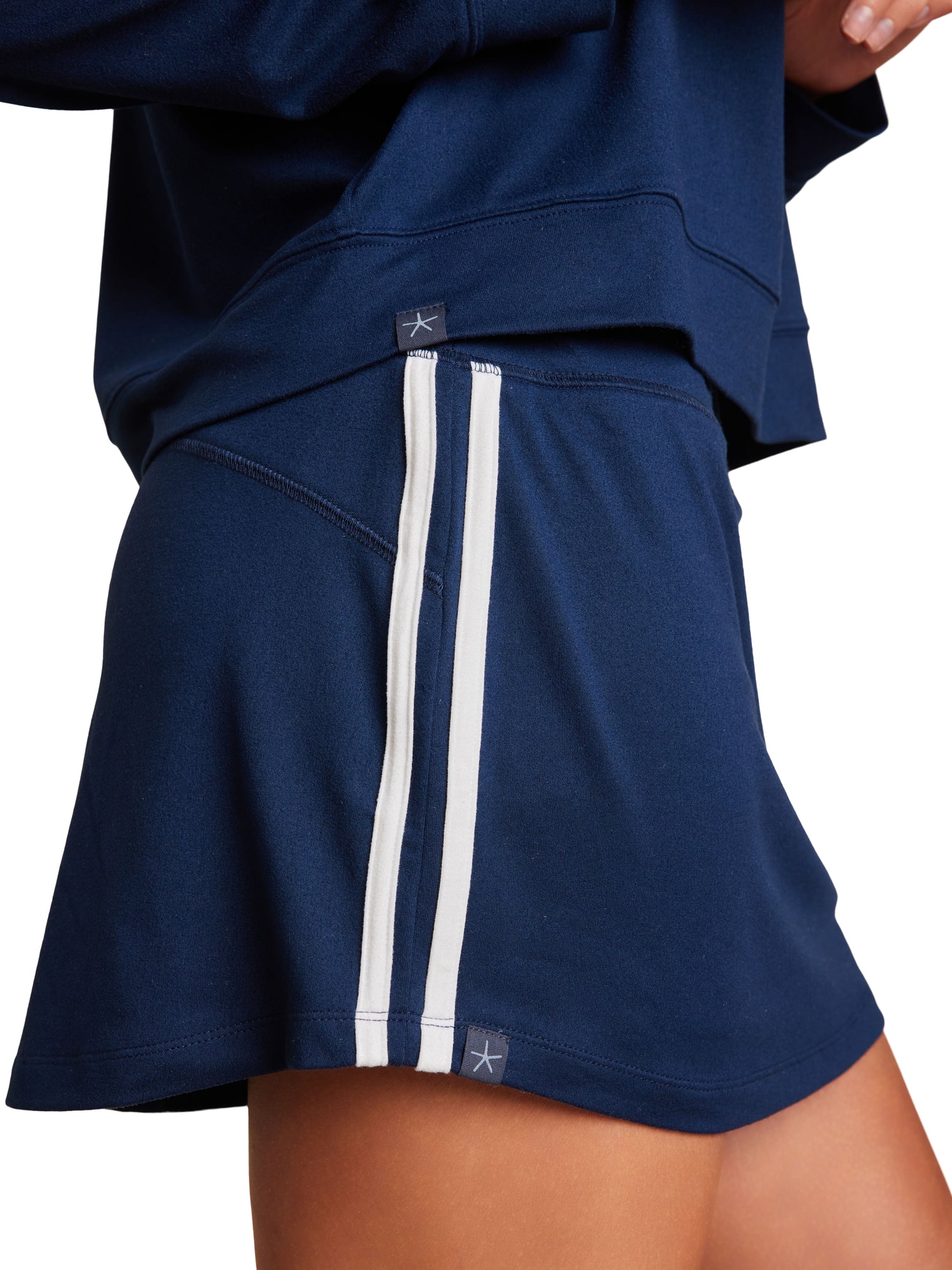 Womens | Malibu Collection ButterChic Tennis Skirt | Marine/Pearl