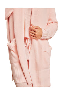 Womens | Luxeblend Waffle Knit Cardigan | Bella Pink