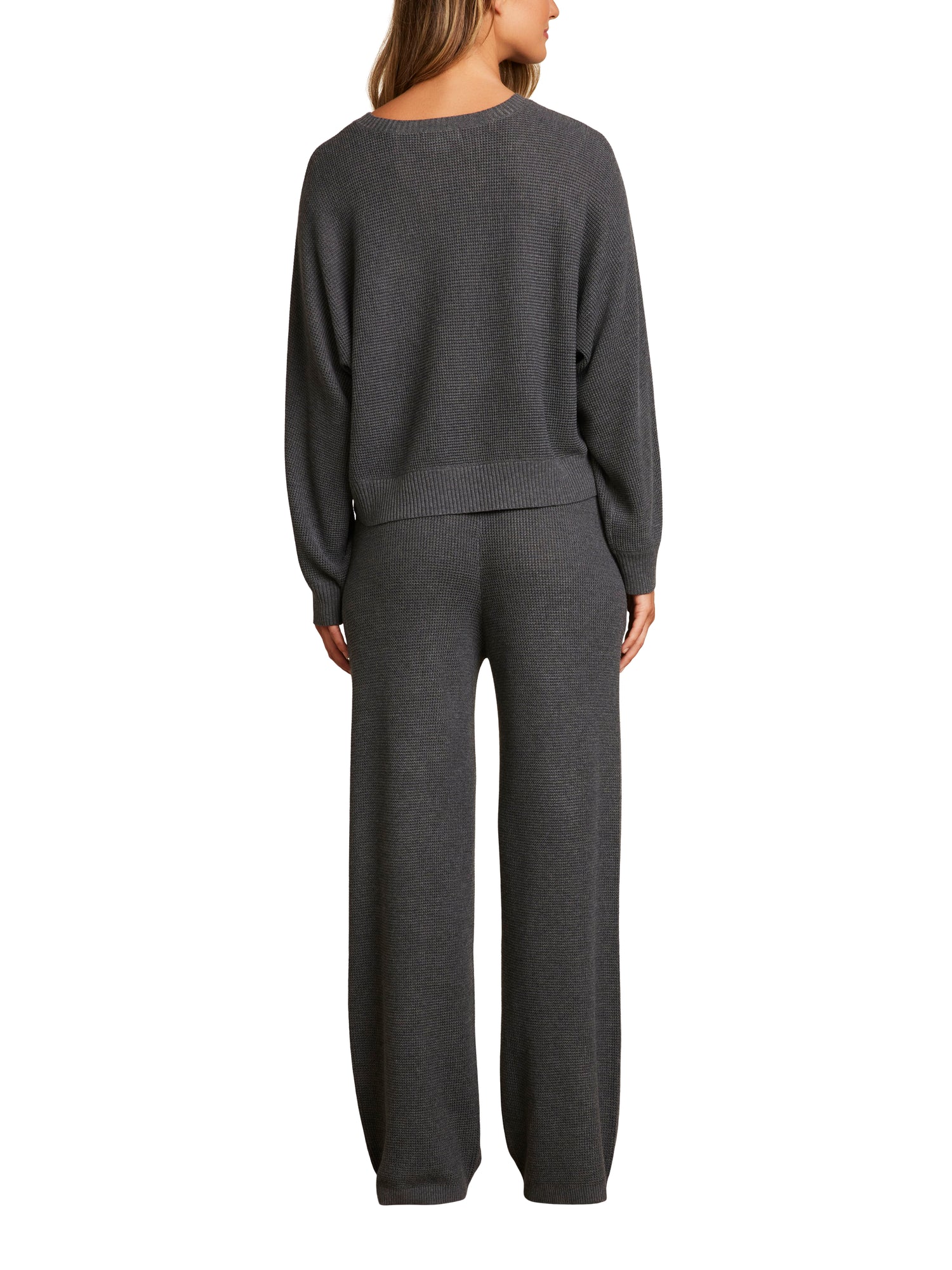 Womens | Luxeblend Waffle Knit Pullover | Anchor