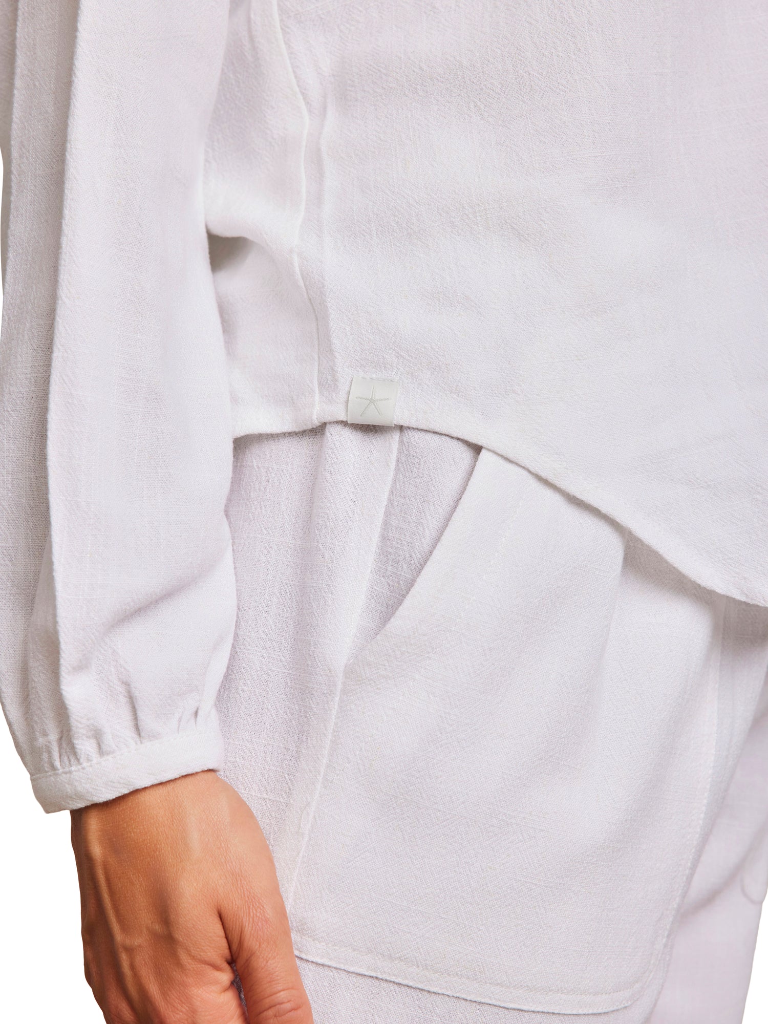 Womens | Linen Blend Pant | White