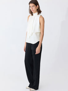 Belinda Cascade Front Top | White