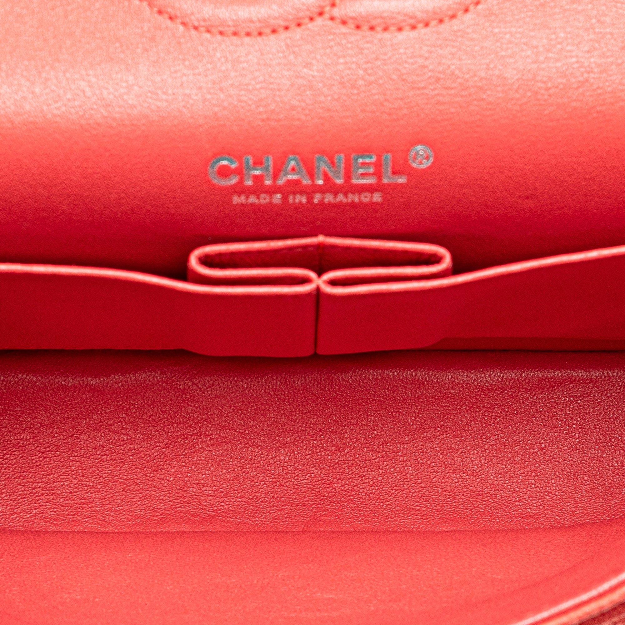 Chanel | Pre-Owned Medium Classic Caviar Double Flap | Pink/Strawberry