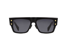 Unisex | B - III Sunglass | Black - Gold | Dark Grey