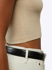 Womens | Tomboy Slim-Fit Tomboy-Cotton Tee Cropped | Birch
