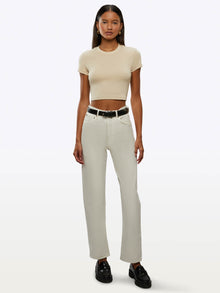 Womens | Tomboy Slim-Fit Tomboy-Cotton Tee Cropped | Birch