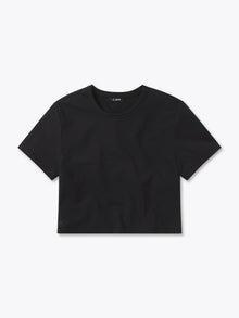 Womens | Almost Friday Classic-Fit PYCA Pro Tee Cropped | Black