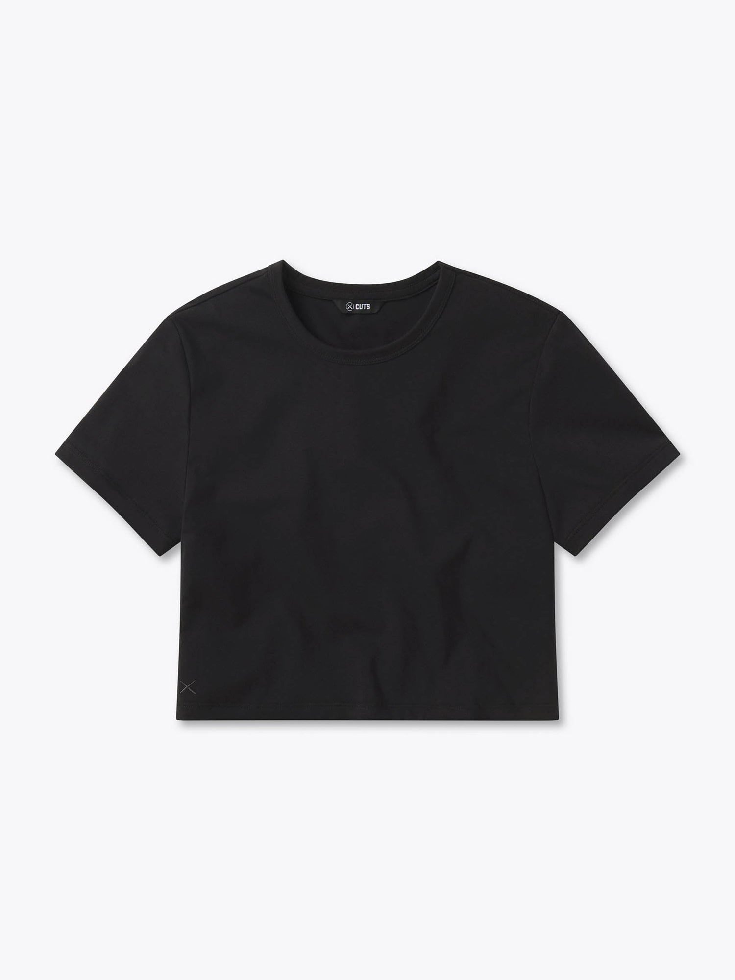 Womens | Almost Friday Classic-Fit PYCA Pro Tee Cropped | Black