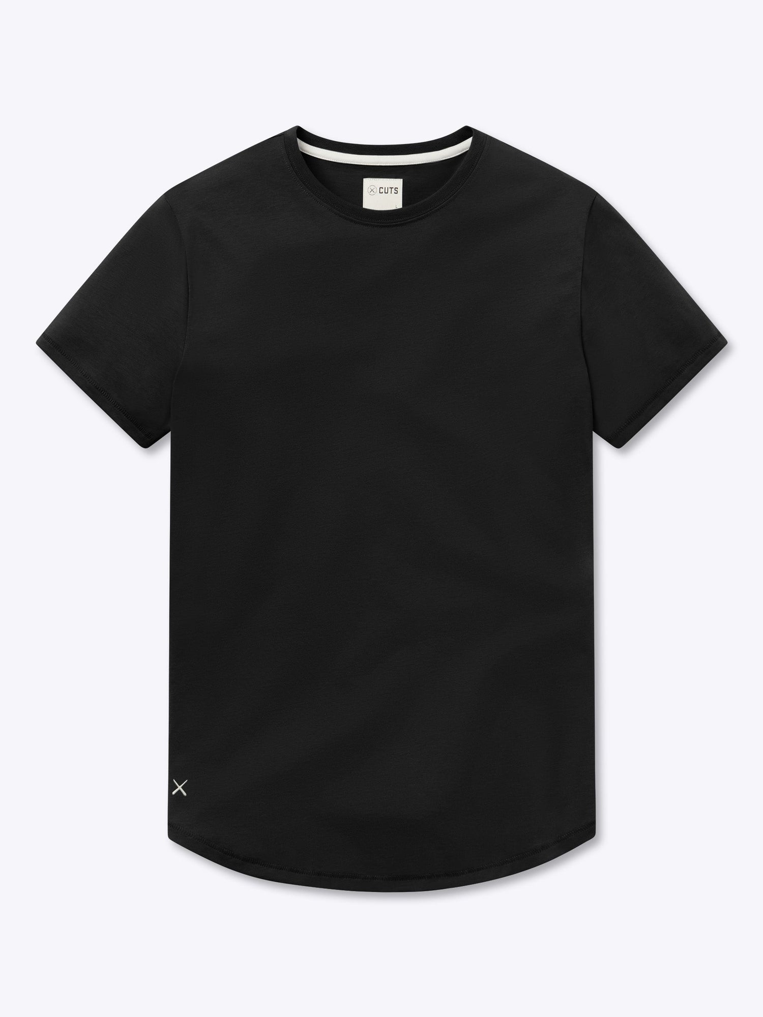 Featherlight Pima Cotton Tee | Black