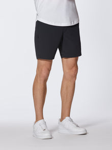 Mens | AO Slim-Fit Versaknit Hybrid Hybrid Short | Black