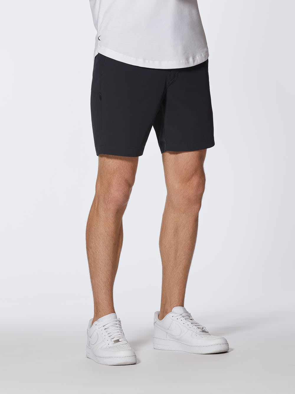 Mens | AO Slim-Fit Versaknit Hybrid Hybrid Short | Black