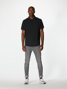 Mens | Universal Classic-Fit Pima Cotton Prestige Polo | Black