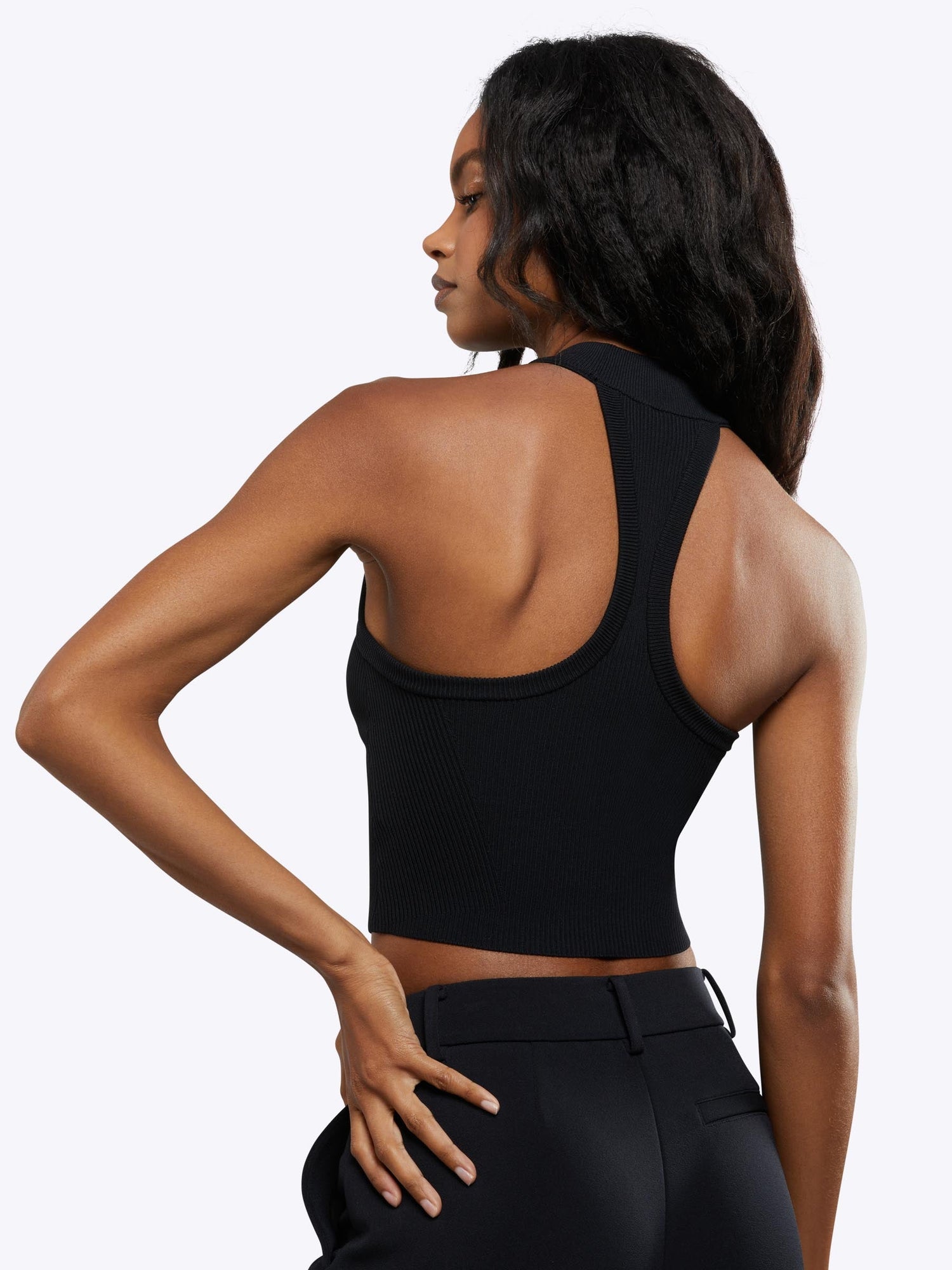 Womens | Coreflex Form-Fitting Mock Neck | Black