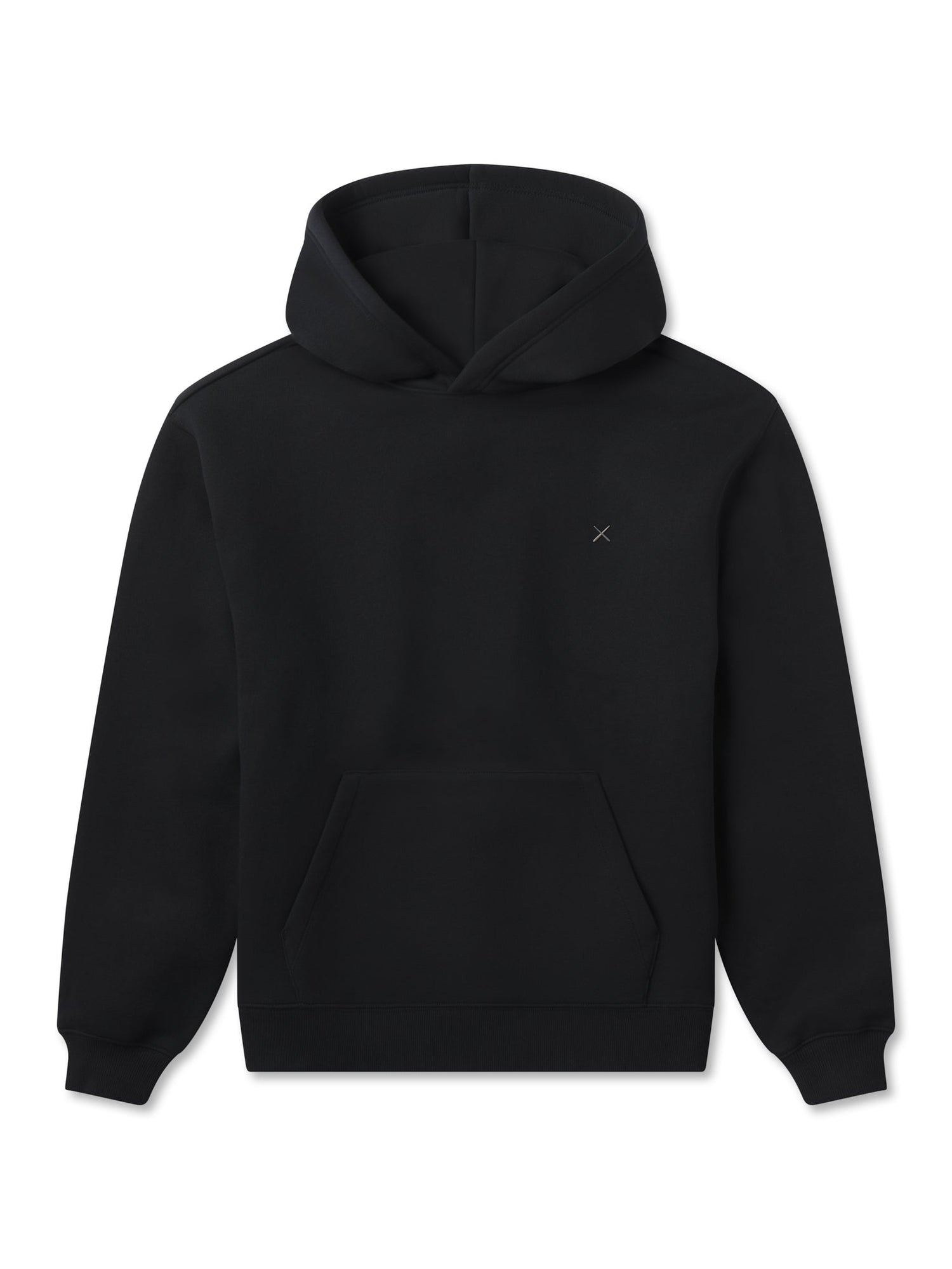 Womens | Divine Relaxed-Fit Fleece Hoodie | Black