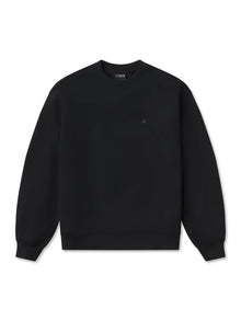 Womens | Divine Relaxed-Fit Fleece Pullover | Black