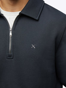 Mens | Divine Classic-Fit Fleece Q-Zip | Black