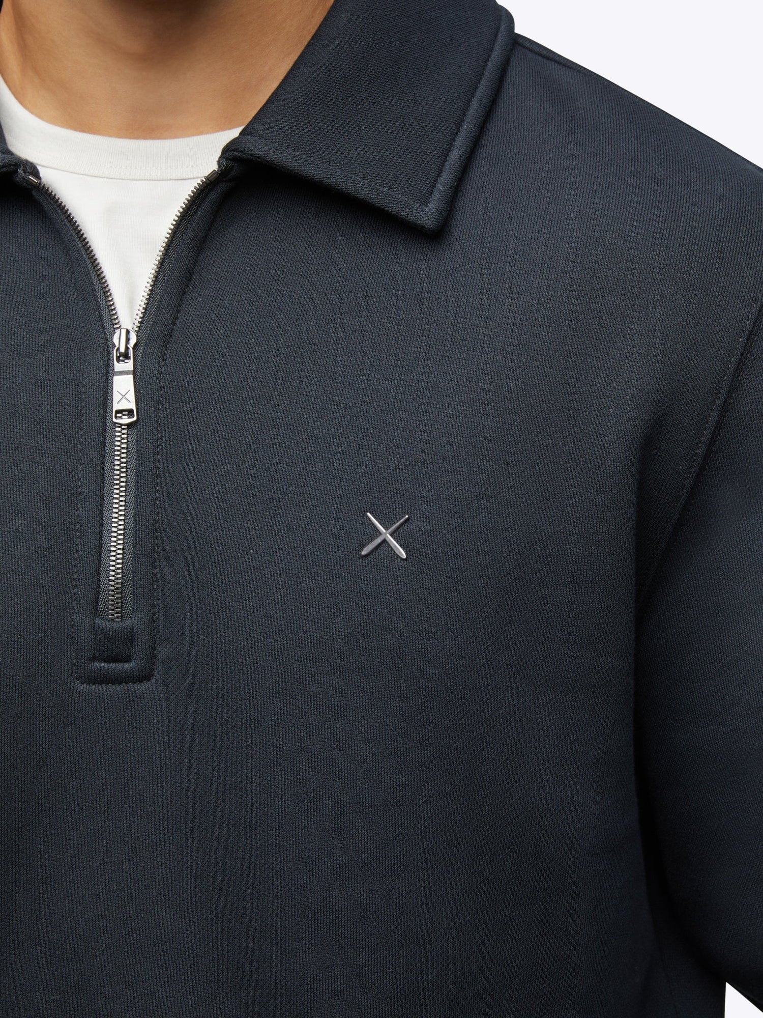 Mens | Divine Classic-Fit Fleece Q-Zip | Black