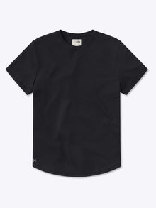 Interknit Pima Cotton Tee | Black Signature-Fit