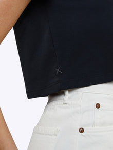 Womens | Almost Friday Classic-Fit PYCA Pro Tee Cropped | Black