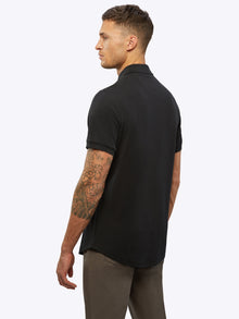 Prestige Polo | Black Signature-fit Pima Cotton